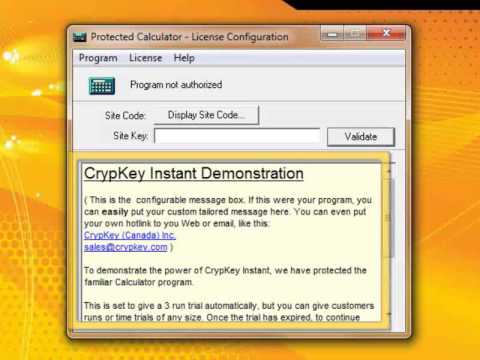 crypkey site key generator 7.1.1.1 license error